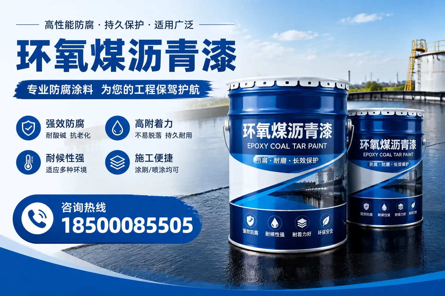环氧煤沥青漆与其他漆类的比较，康平用户的选择依据